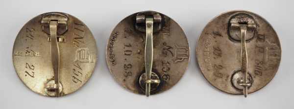 0.1.) Sammlung Stahlhelmbund Stahlhelmbund: Eintrittsabzeichen 1927 / 1928 / 1929.1.) 1927: A - Image 3 of 3