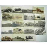 3.2.) Fotos / Postkarten Sammlung von 19 Fotopostkarten - Tanks bei Cambrai.Unterschiedliche