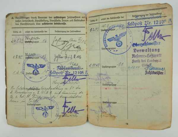 3.1.) Urkunden / Dokumente Dokumentennachlass des Feldwebel und Deutschen Kreuz in Gold Trägers - Bild 5 aus 17