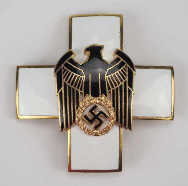 1.2.) Deutsches Reich (1933-45) Ehrenzeichen für Deutsche Volkspflege, 2. Stufe.Vergoldet, teilweise