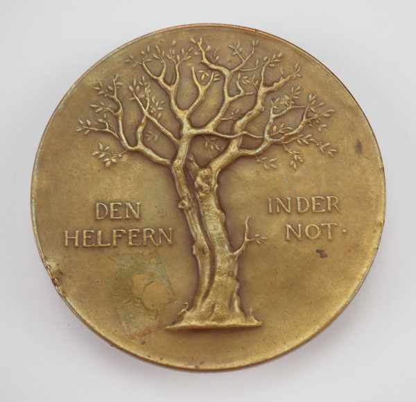 1.1.) Kaiserreich (bis 1933) Deutsches Hilfskomitee für Süditalien 1909.Bronze Medaille, nt, - Image 2 of 2