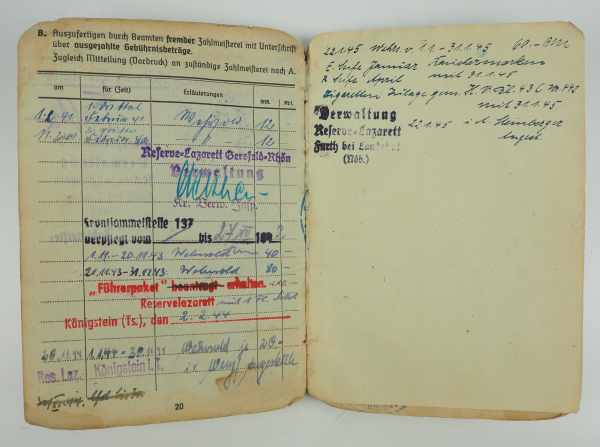 3.1.) Urkunden / Dokumente Dokumentennachlass des Feldwebel und Deutschen Kreuz in Gold Trägers - Bild 6 aus 17