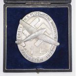 1.2.) Deutsches Reich (1933-45) Plakette auf die Erste N.S. Flugwoche in Fürth i.B. - Pfingsten