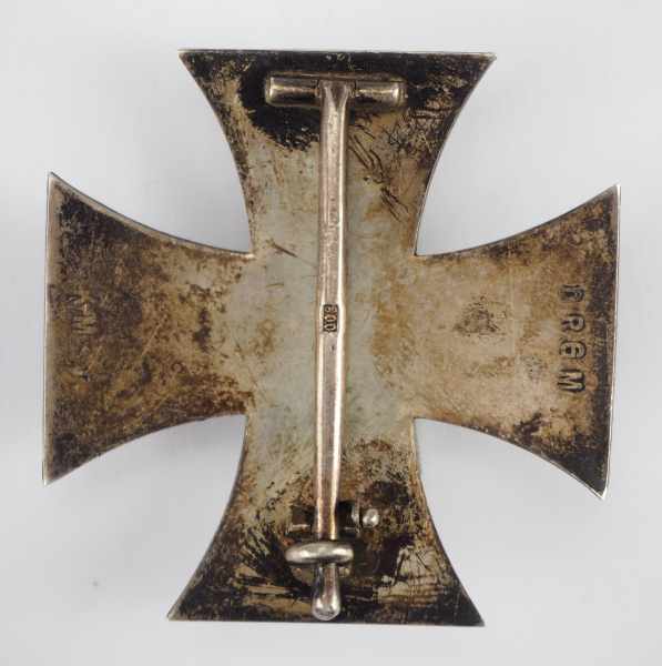 1.1.) Kaiserreich (bis 1933) Preussen: Eisernes Kreuz, 1914, 1. Klasse - KMST.Geschwärzter