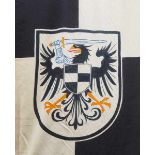 4.2.) Effekten / Ausrüstung Freikorps: Jungdeutscher Orden - Großes Banner.Leinentuch, mehrfarbig