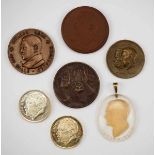 1.2.) Deutsches Reich (1933-45) Sieben Medaillen auf Adolf Hitler.1.) Hitlers Dank, Gau Halle-