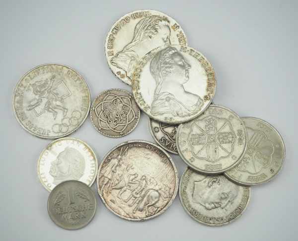 7.4.) Münzen Lot Silber Münzen.Diverse.Zustand: II 7.4 ) Coins Condition: II