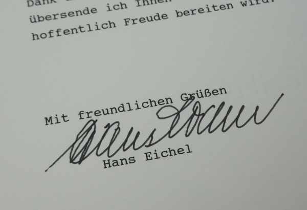 3.1.) Urkunden / Dokumente Hessen: Anerkennungsschreiben des Ministerpräsidenten für die Rettung vor - Bild 2 aus 2