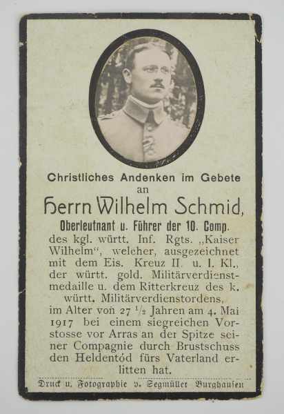 1.1.) Kaiserreich (bis 1933) Württemberg: Nachlass eines Oberleutnant u. Führer der 10. Comp. des - Image 5 of 5