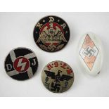 1.2.) Deutsches Reich (1933-45) Lot Kleinabzeichen.Diverse.Zustand: II 1.2.) Germany (1933-45)