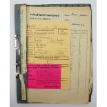 3.1.) Urkunden / Dokumente Personalakte eines SS-Sturmmann der II./ SS-Artillerie-Regiment der 4.
