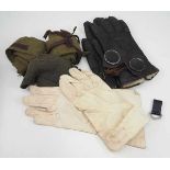 4.2.) Effekten / Ausrüstung Wehrmacht: Ausrüstungs Lot.Fliegerhandschuhe, Handschuhe mit RB Nr.,