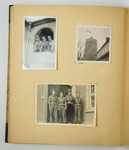 3.2.) Fotos / Postkarten Fotoalbum der HJ-Gebietsführerschule Lamburg.Album mit 97 Fotos, teils - Image 4 of 5