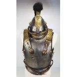 4.1.) Uniformen / Kopfbedeckungen Bayern: Helm M1842 und Kürass für Mannschaften der Kürassiere.