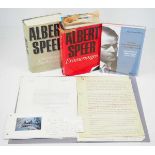 3.3.) Autographen Speer, Albert - umfangreiche Aufzeichnungen.- Interviews digital aufgezeichnet von