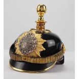 4.1.) Uniformen / Kopfbedeckungen Mecklenburg-Schwerin: Miniatur Pickelhaube für Offiziere des