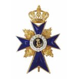 5.1.) Sammleranfertigungen Bayern: Militär-Verdienst-Orden, Offizierkreuz, mit Flammen (ab 1905).