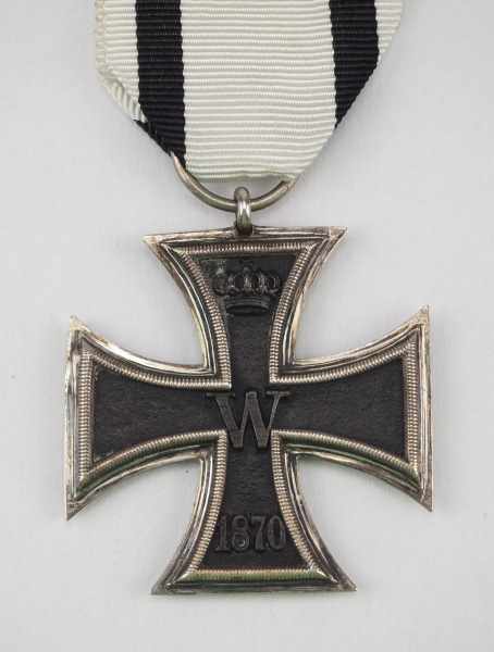 1.1.) Kaiserreich (bis 1933) Preussen: Eisernes Kreuz, 1870, 2. Klasse.Geschwärzter Eisenkern,