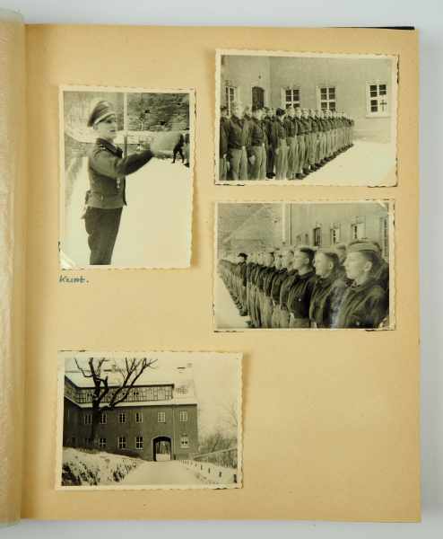 3.2.) Fotos / Postkarten Fotoalbum der HJ-Gebietsführerschule Lamburg.Album mit 97 Fotos, teils - Image 3 of 5
