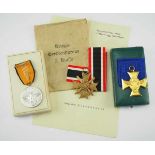 1.2.) Deutsches Reich (1933-45) Nachlass eines Polizei-Inspektors mit 3 Auszeichnungen.1.)