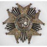 2.1.) Europa Frankreich: Orden der Ehrenlegion, 9. Modell (1870-1951), Großkreuz Stern.Silber,