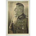 3.3.) Autographen Keitel, Wilhelm Bodewin Johann Gustav.(1882-1946). Generalfeldmarschall und Chef