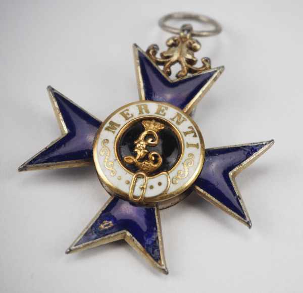 1.1.) Kaiserreich (bis 1933) Bayern: Militär-Verdienstkreuz, 1. Form (1866-1905).Silber, die - Image 2 of 3