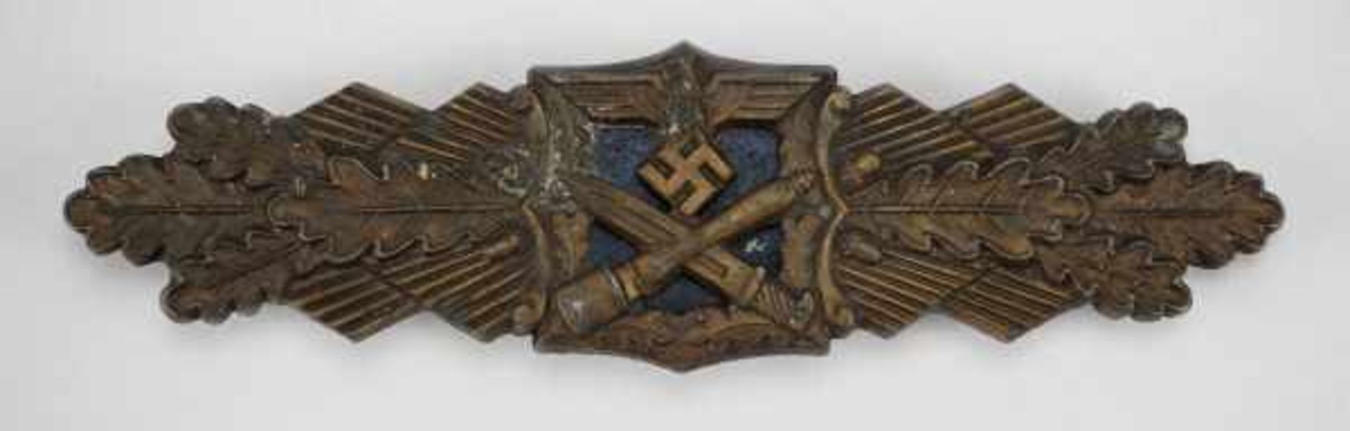 1.2.) Deutsches Reich (1933-45) Nahkampfspange, Bronze - A.G.M.u.K.Zink, bronziert, geschwärztes
