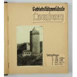 3.2.) Fotos / Postkarten Fotoalbum der HJ-Gebietsführerschule Lamburg.Album mit 97 Fotos, teils