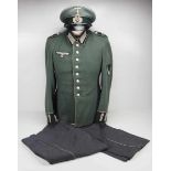 4.1.) Uniformen / Kopfbedeckungen Wehrmacht: Uniformensemble eines Gefreiten des (braunschweigschen)