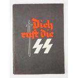 6.1.) Literatur Dich ruft die SS.Verlag HErmann Hillger K.-G., Berlin, o.J. 96 S. Guter Zustand.