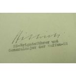 3.3.) Autographen Bittrich, Wilhelm.(1894-1979). SS-Obergruppenführer und General der Waffen-SS,