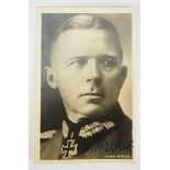 3.3.) Autographen Strecker, Karl.(1884-1973). General der Infanterie, Träger des Ritterkreuzes des