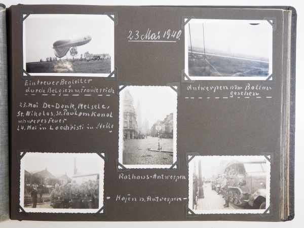 3.2.) Fotos / Postkarten Nachlass eines Unteroffiziers der Schw. Flakabt. I/46 (mot.gl.).- - Image 7 of 8