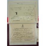 3.1.) Urkunden / Dokumente Einladungskarten - Preussen, Sachsen-Altenburg, China etc.Umfangreicher
