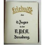 3.1.) Urkunden / Dokumente Erlebnisse des 6. Zuges in der N.P.E.A. Bensberg.Kaligraphisch