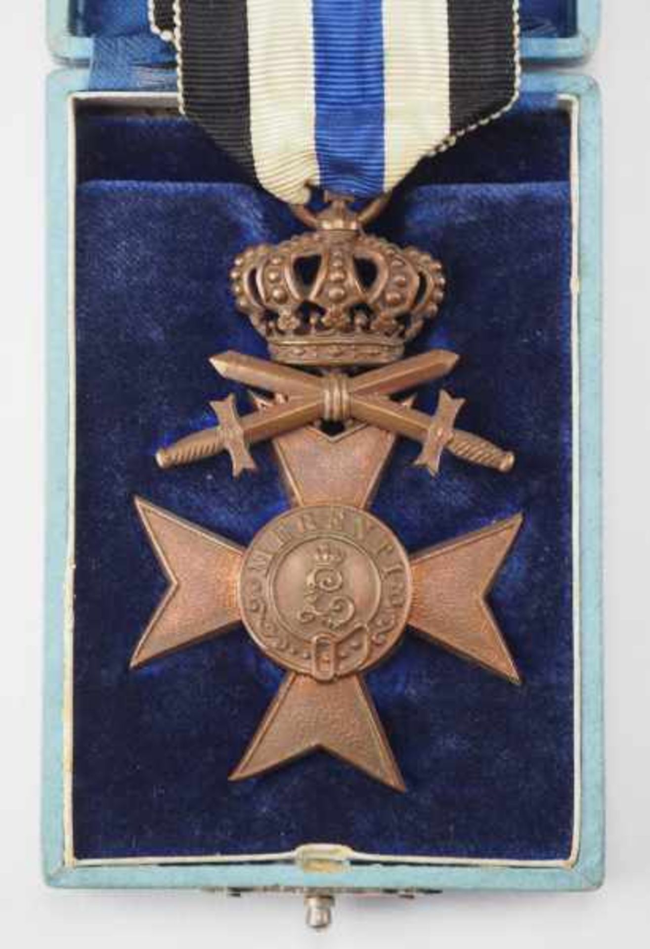 1.1.) Kaiserreich (bis 1933) Bayern: Militär-Verdienstkreuz, 3. Klasse mit Krone und Schwertern,