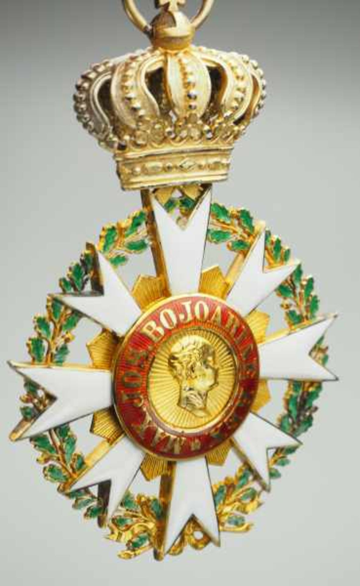 1.1.) Kaiserreich (bis 1933) Bayern: Orden der Bayerischen Krone, Großkreuz Kleinod.Silber - Bild 3 aus 10