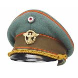 4.1.) Uniformen / Kopfbedeckungen Polizei: Schirmmütze für Generale der Gendarmerie.Feldgraue