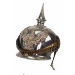 4.1.) Uniformen / Kopfbedeckungen Preussen: Helm M1905 für einen Fähnrich der Jäger zu Pferd.