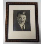 3.2.) Fotos / Postkarten Hoffmann, Heinrich: Adolf Hitler Porträt.Porträt Adolf Hitlers mit Hoffmann