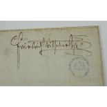 3.3.) Autographen Friedrich Wilhelm IV.(1795-1861). König von Preussen. Eigenh. Autograph auf