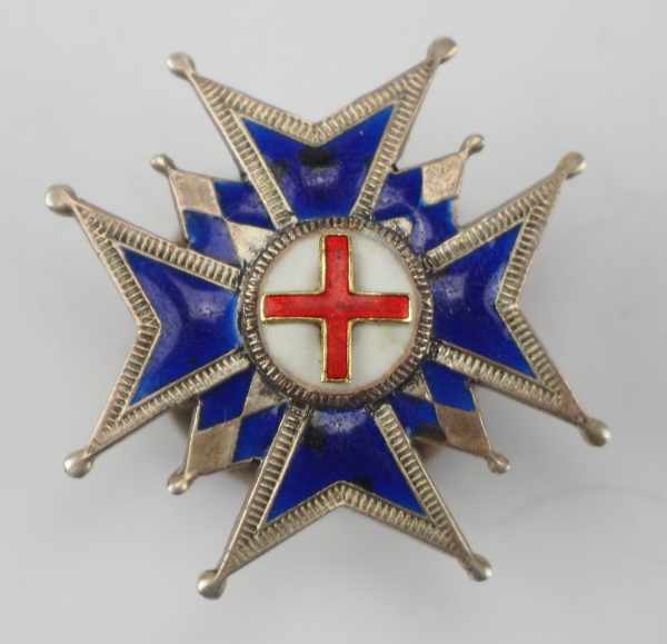 1.1.) Kaiserreich (bis 1933) Bayern: Militärischer Hausritterorden vom Hl. Georg, Bruststern