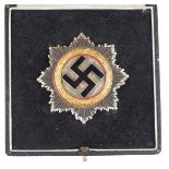 1.2.) Deutsches Reich (1933-45) Deutsches Kreuz, in Gold, im Etui - 134.Cupal Korpus, die Rückplatte