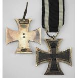 1.1.) Kaiserreich (bis 1933) Preussen: Eisernes Kreuz, 1914, 1. Klasse - Meybauer.Geschwärzter