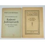 6.1.) Literatur Judaika: 2 Hefte.- Diewerge, Wolfgang: Als Sonderberichterstatter zum Kairoer