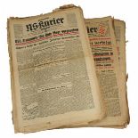 6.1.) Literatur NS-Kurier Stuttgart - Sammlung von ca. 750 Titelseiten.Ca. 750 Titelseiten aus der
