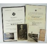 3.2.) Fotos / Postkarten Nachlass eines Hauptmann und Kompanie-Chef im 10. SS-Polizei-Regiment "