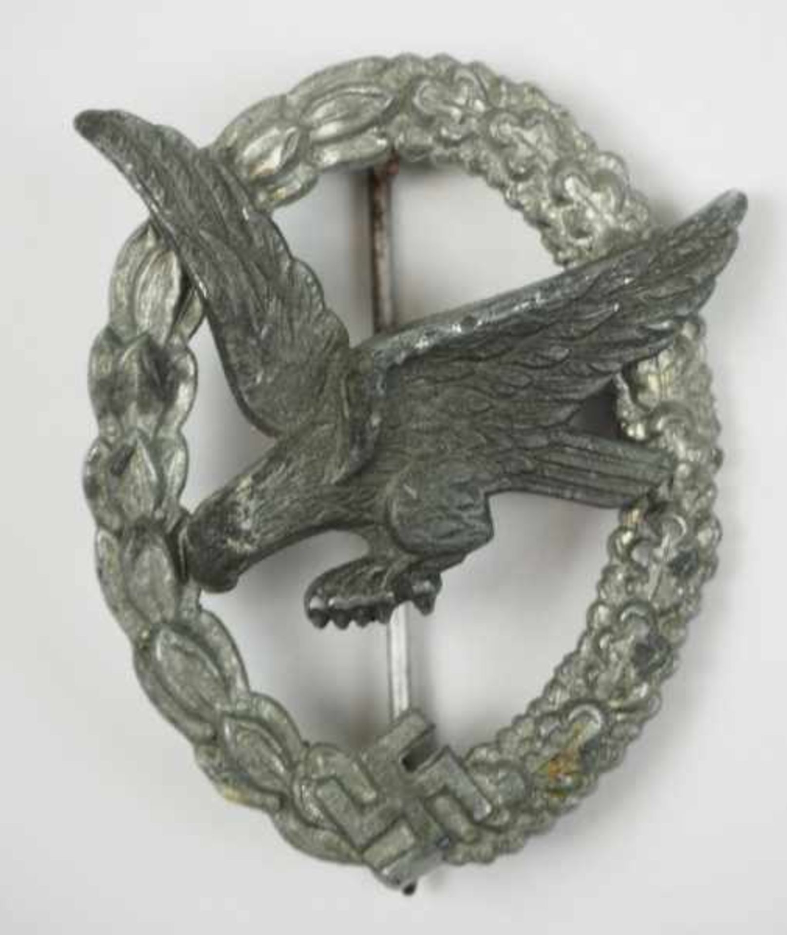 0.3.) Militaria 3. Reich: Fliegerschützenabzeichen, ohne Blitzbündel - B&N,L.Zink, der Adler
