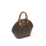 Louis VUITTON année 2002 - Sac "Ellipse" 26cm en toile monogram et cuir naturel, [...]